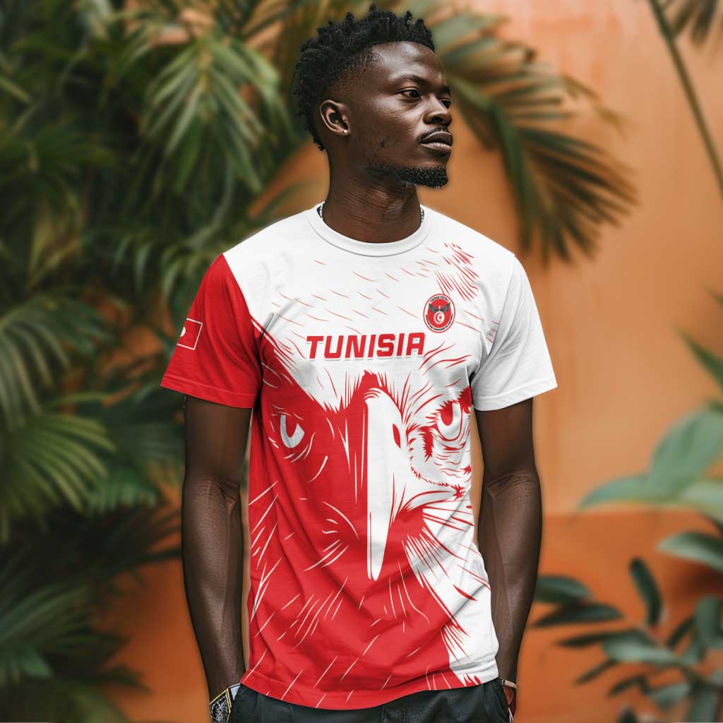 Custom Tunisia Football T shirt Go Champions LT15