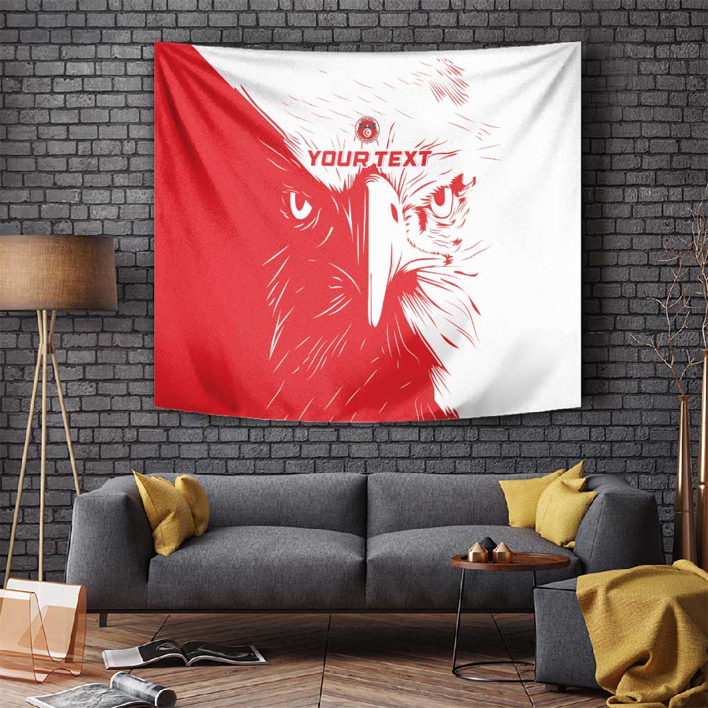 Custom Tunisia Football Tapestry Go Champions LT15