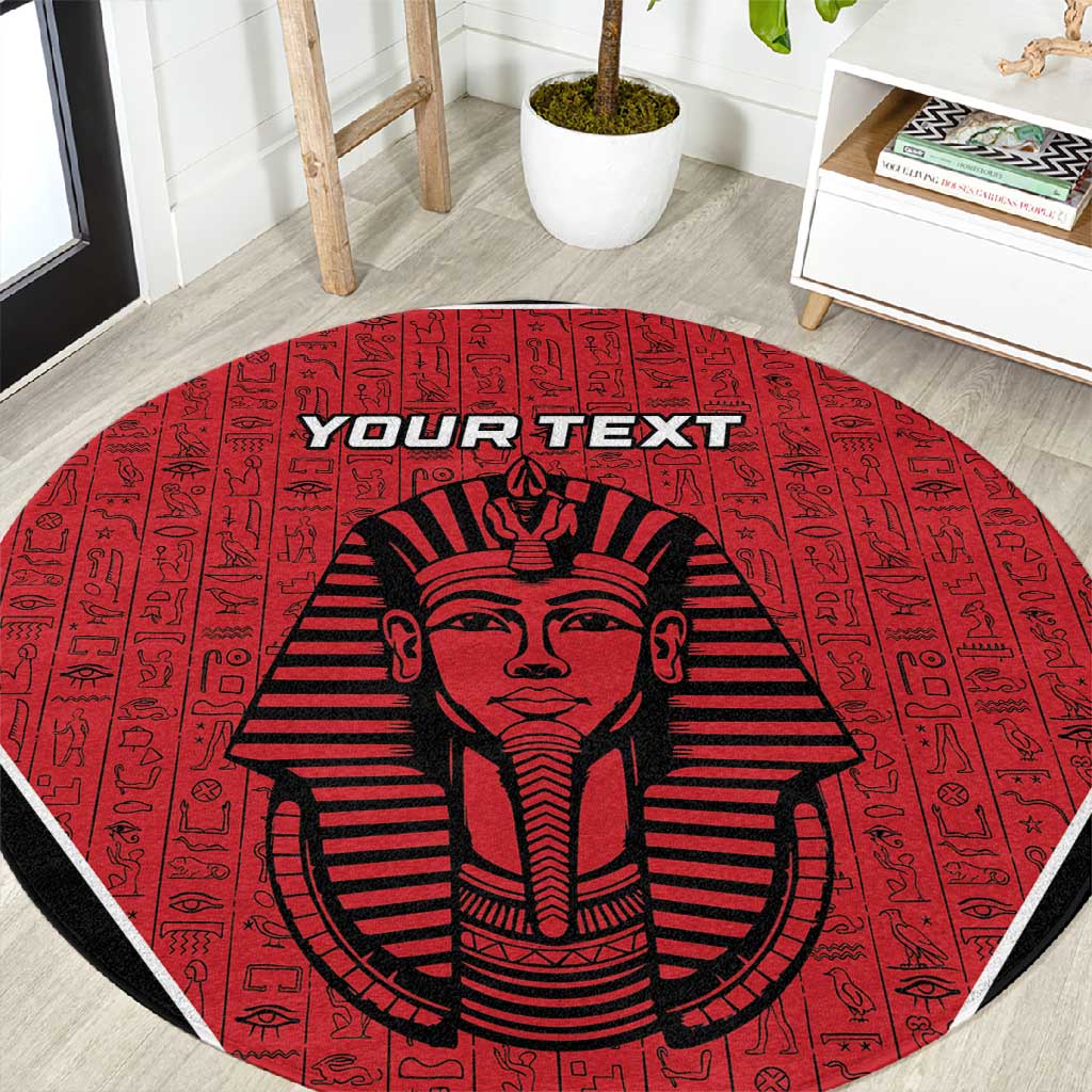 Egypt Football Custom Round Carpet Ancient Egypt Style LT15
