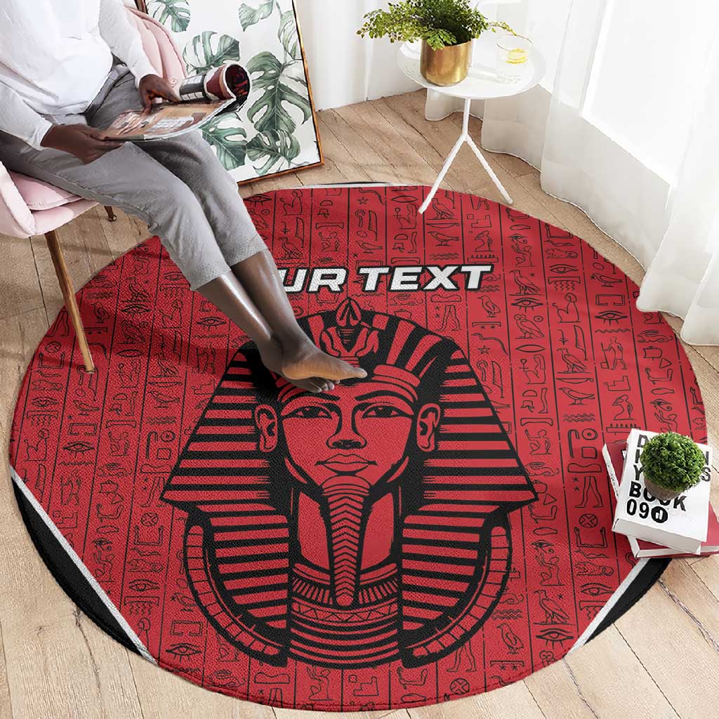 Egypt Football Custom Round Carpet Ancient Egypt Style LT15