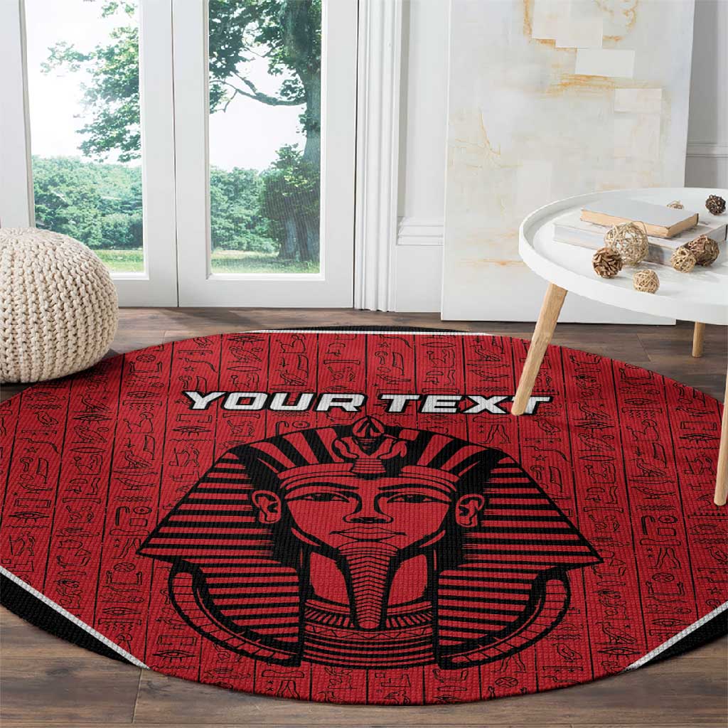 Egypt Football Custom Round Carpet Ancient Egypt Style LT15