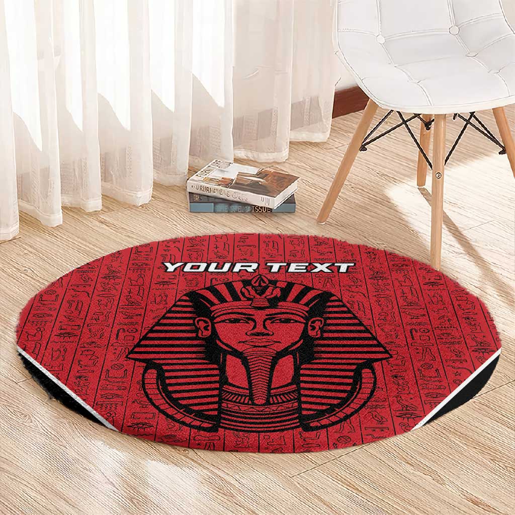 Egypt Football Custom Round Carpet Ancient Egypt Style LT15