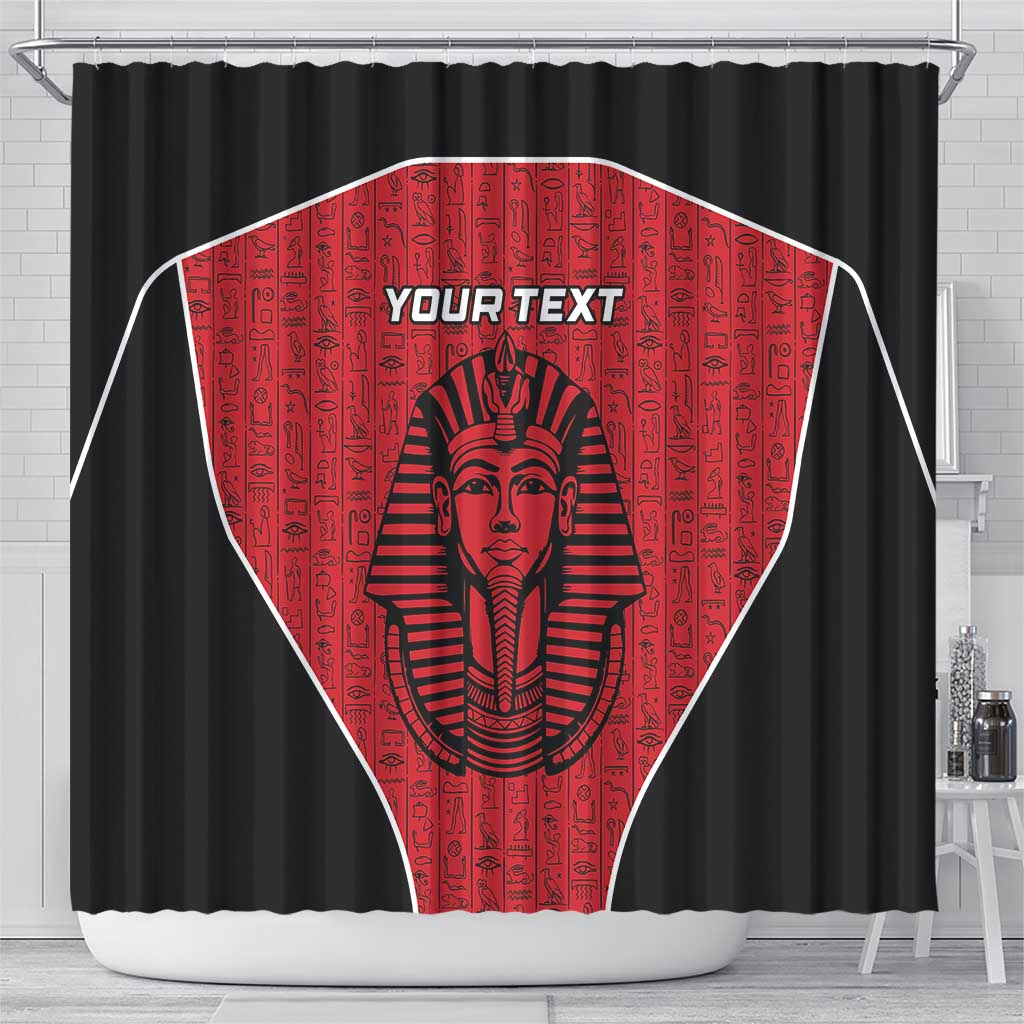 Custom Egypt Football Shower Curtain Go Pharaohs LT15