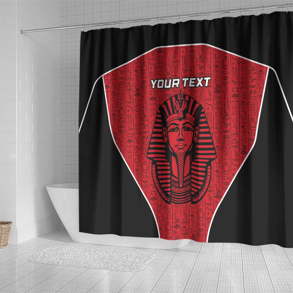 Custom Egypt Football Shower Curtain Go Pharaohs LT15
