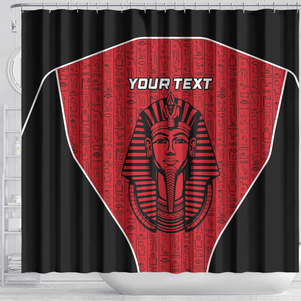Custom Egypt Football Shower Curtain Go Pharaohs LT15