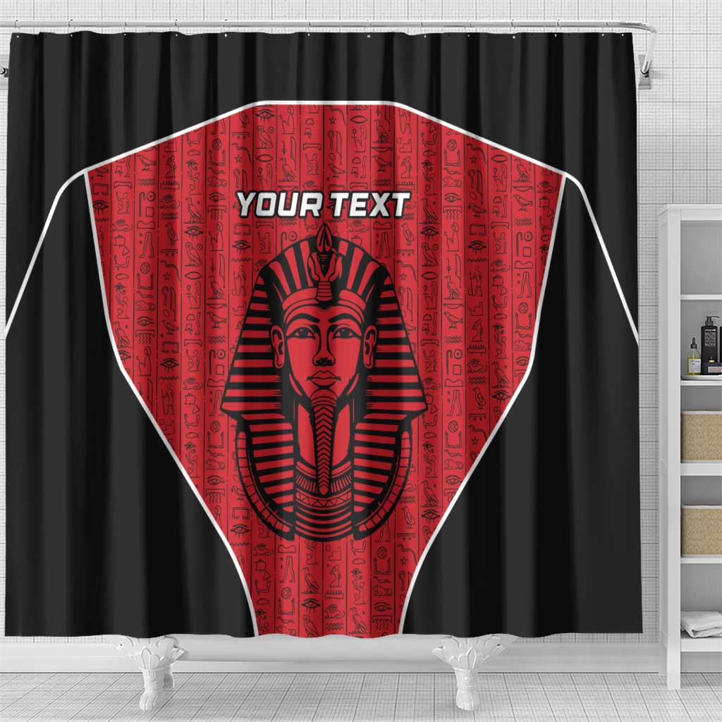Custom Egypt Football Shower Curtain Go Pharaohs LT15