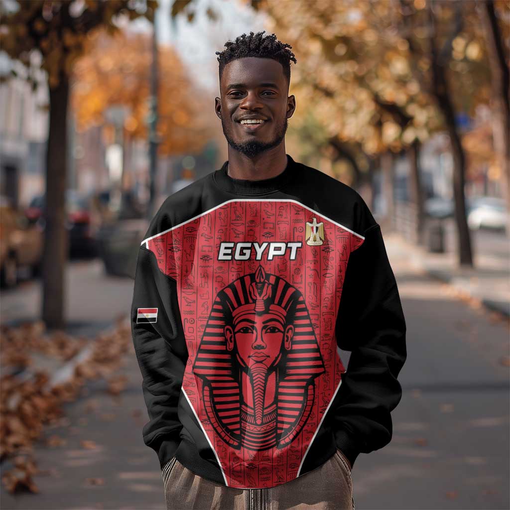 Egypt Football Custom Sweatshirt Ancient Egypt Style LT15