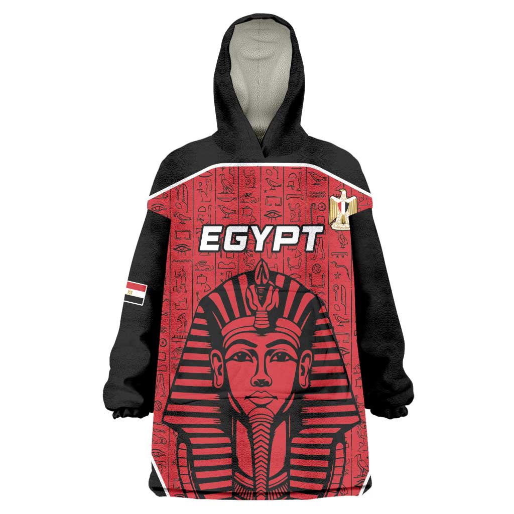 Egypt Football Custom Wearable Blanket Hoodie Ancient Egypt Style LT15