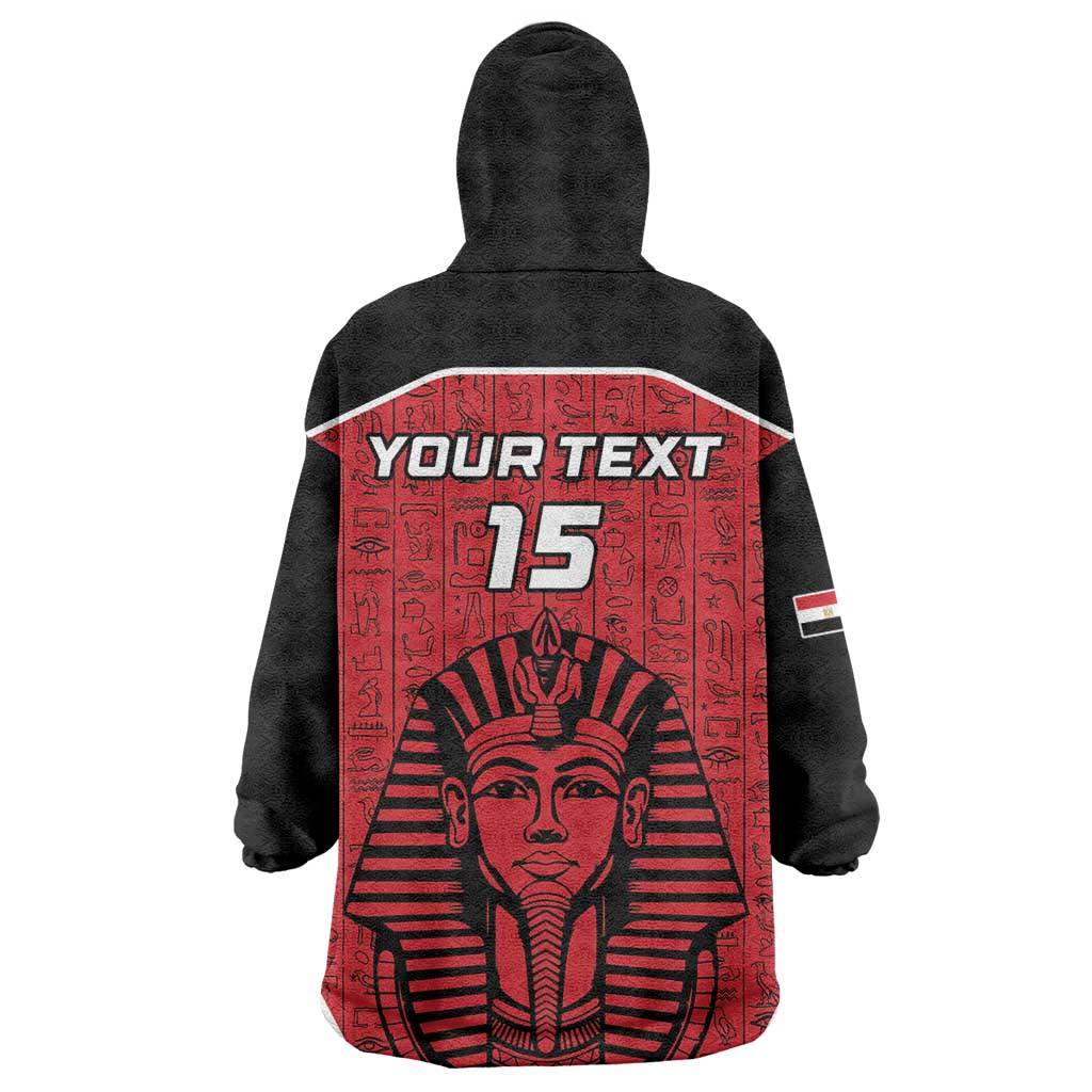 Egypt Football Custom Wearable Blanket Hoodie Ancient Egypt Style LT15