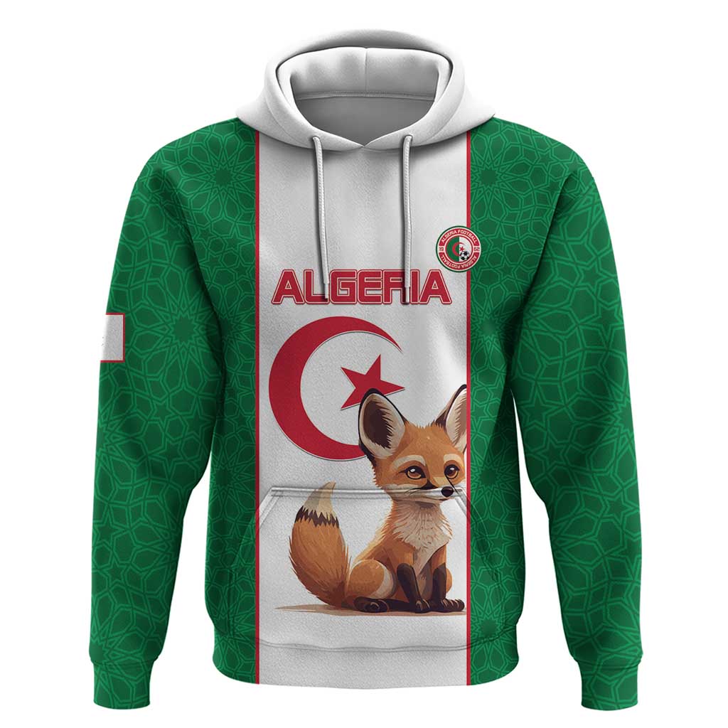 Custom Algeria Football Hoodie Go Fennec Foxes LT15