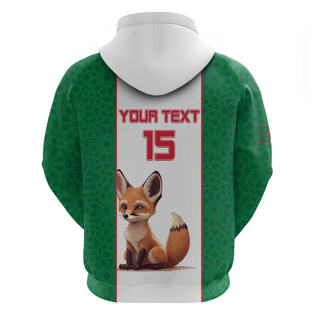 Custom Algeria Football Hoodie Go Fennec Foxes LT15
