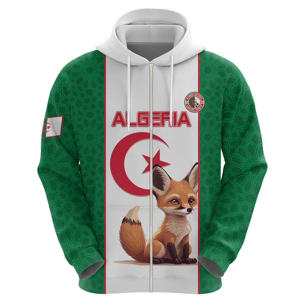Custom Algeria Football Hoodie Go Fennec Foxes LT15