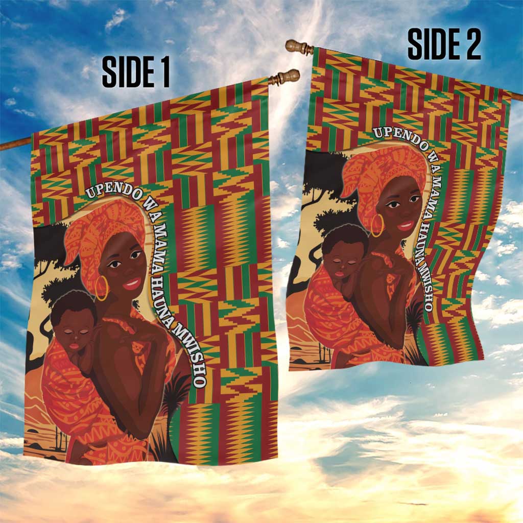 African Happy Mother's Day Garden Flag Black Mothers Kente Pattern LT15