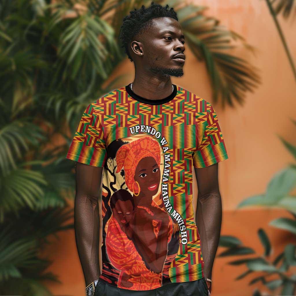African Happy Mother's Day T shirt Black Mothers Kente Pattern LT15