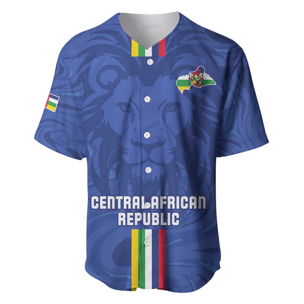 Custom Central African Republic Football Baseball Jersey Allez Les Fauves LT15