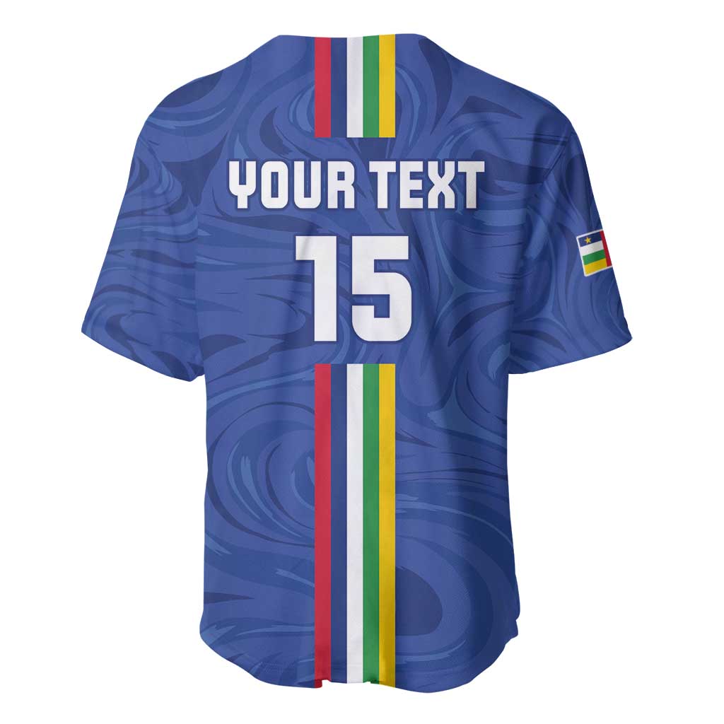 Custom Central African Republic Football Baseball Jersey Allez Les Fauves LT15