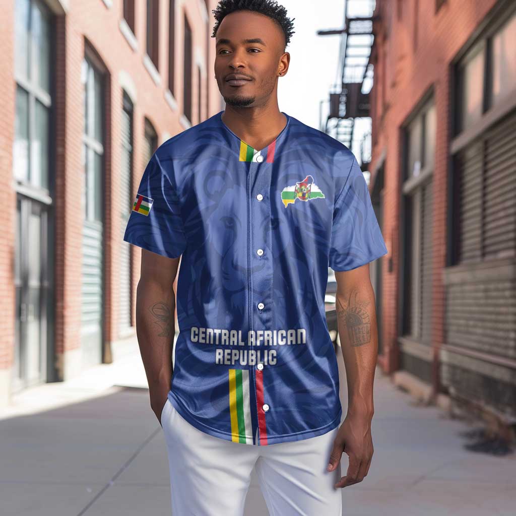 Custom Central African Republic Football Baseball Jersey Allez Les Fauves LT15