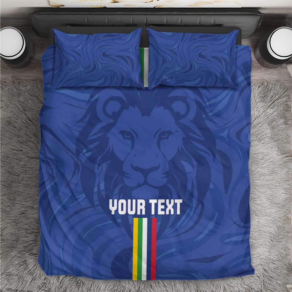 Custom Central African Republic Football Bedding Set Allez Les Fauves LT15