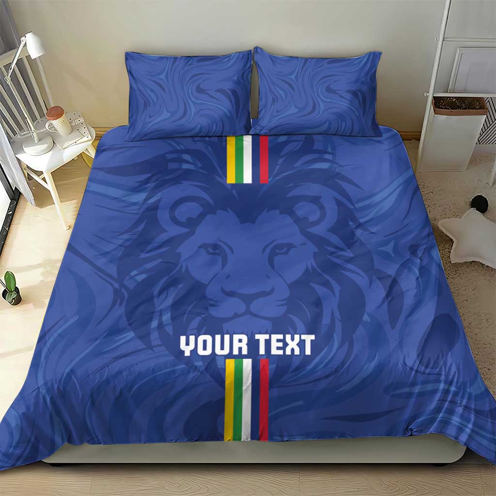 Custom Central African Republic Football Bedding Set Allez Les Fauves LT15