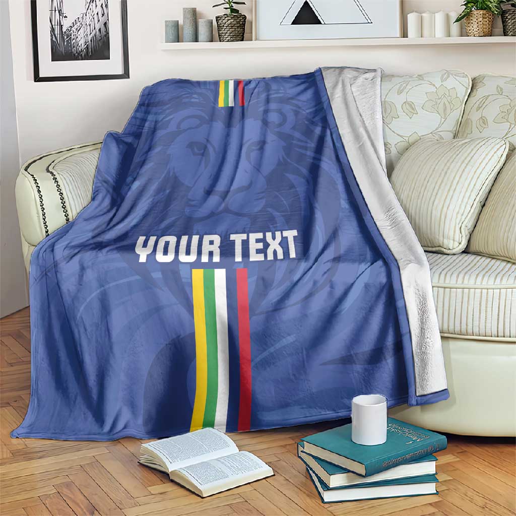Custom Central African Republic Football Blanket Allez Les Fauves LT15