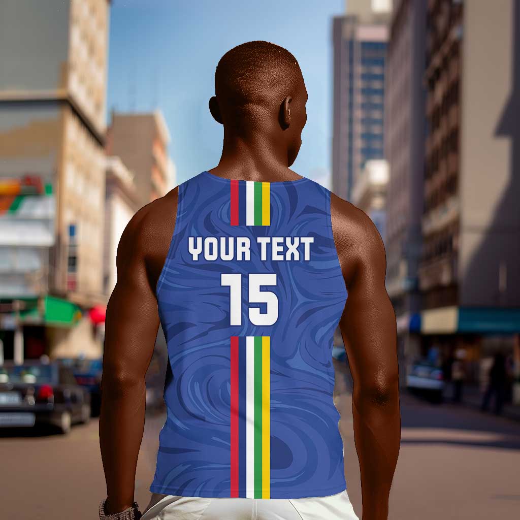 Custom Central African Republic Football Men Tank Top Allez Les Fauves LT15