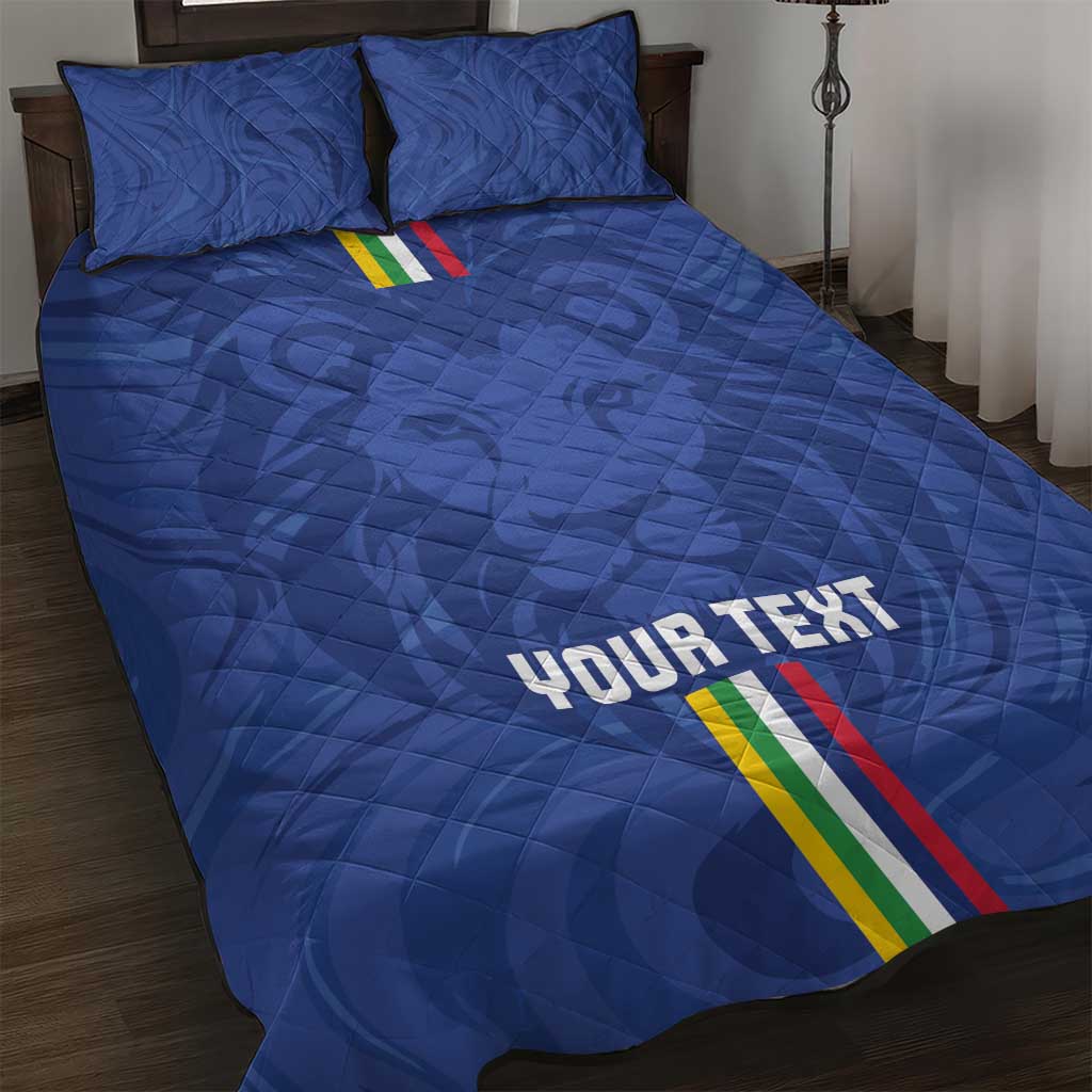 Custom Central African Republic Football Quilt Bed Set Allez Les Fauves LT15