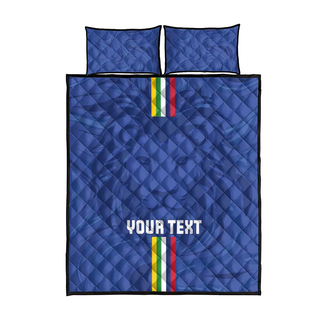 Custom Central African Republic Football Quilt Bed Set Allez Les Fauves LT15
