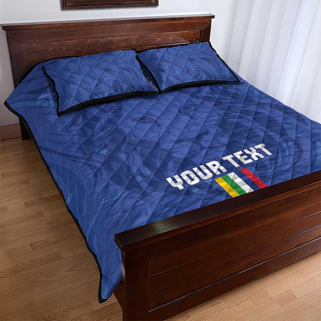 Custom Central African Republic Football Quilt Bed Set Allez Les Fauves LT15
