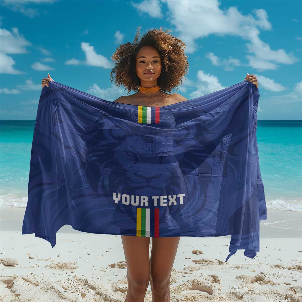 Custom Central African Republic Football Sarong Allez Les Fauves LT15