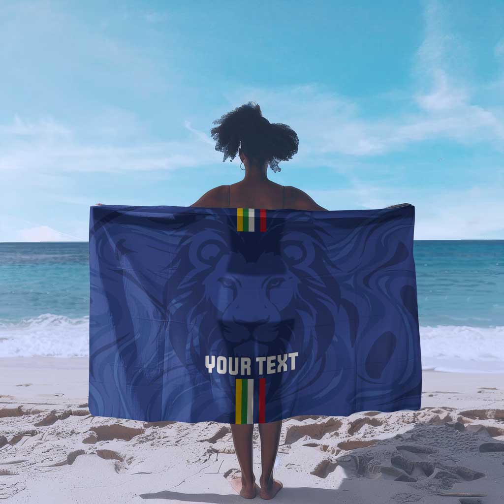 Custom Central African Republic Football Sarong Allez Les Fauves LT15
