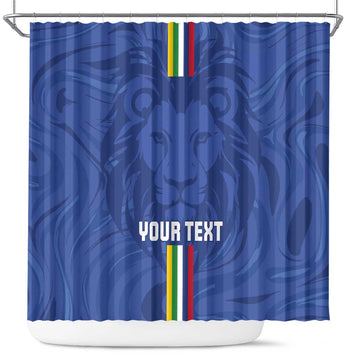 Custom Central African Republic Football Shower Curtain Go Les Fauves Go LT15