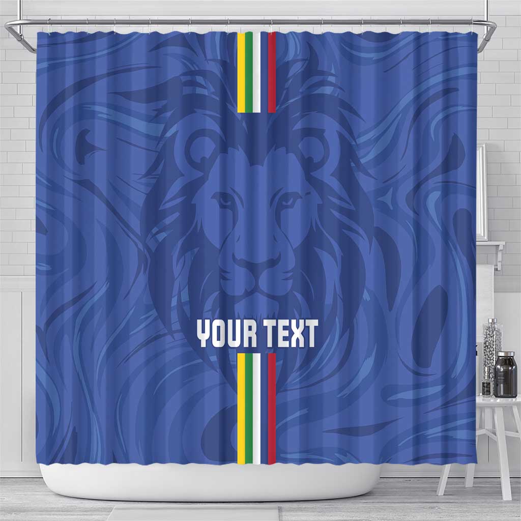 Custom Central African Republic Football Shower Curtain Go Les Fauves Go LT15