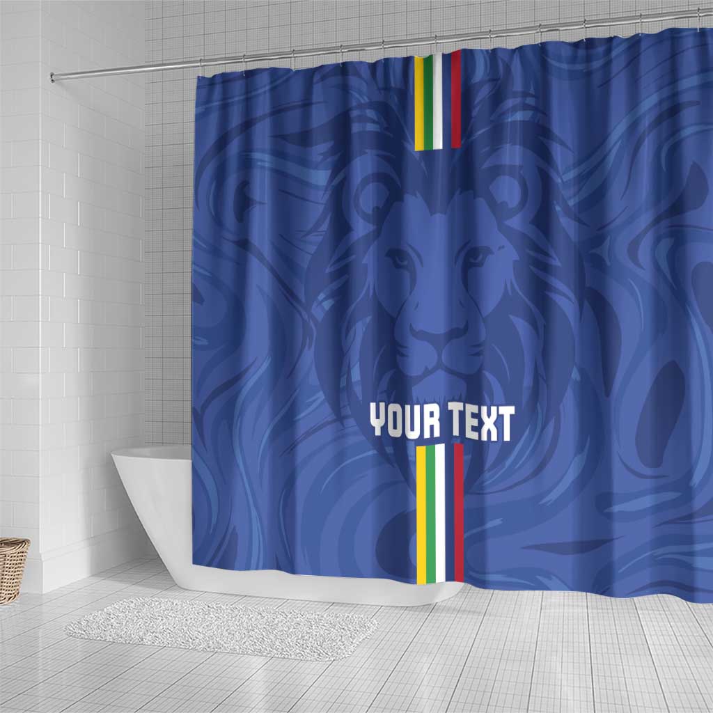 Custom Central African Republic Football Shower Curtain Go Les Fauves Go LT15