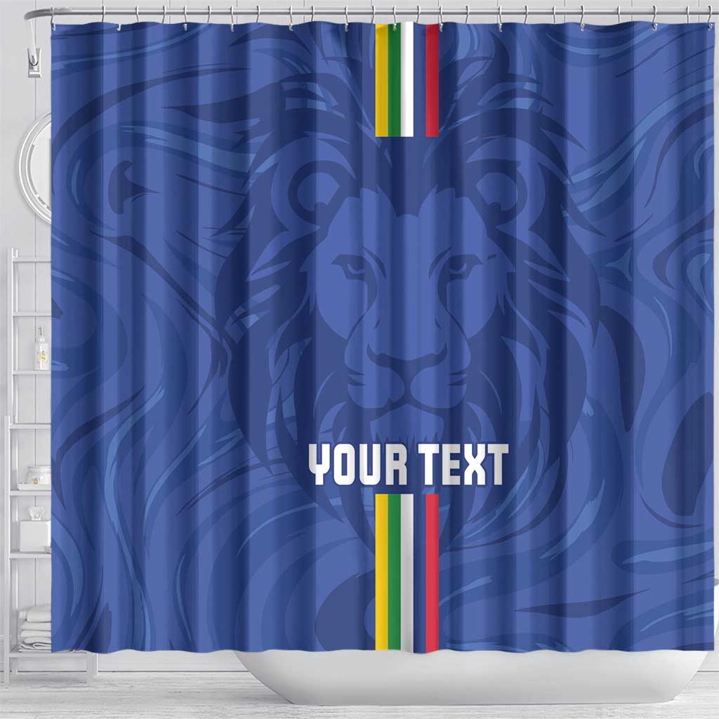 Custom Central African Republic Football Shower Curtain Go Les Fauves Go LT15