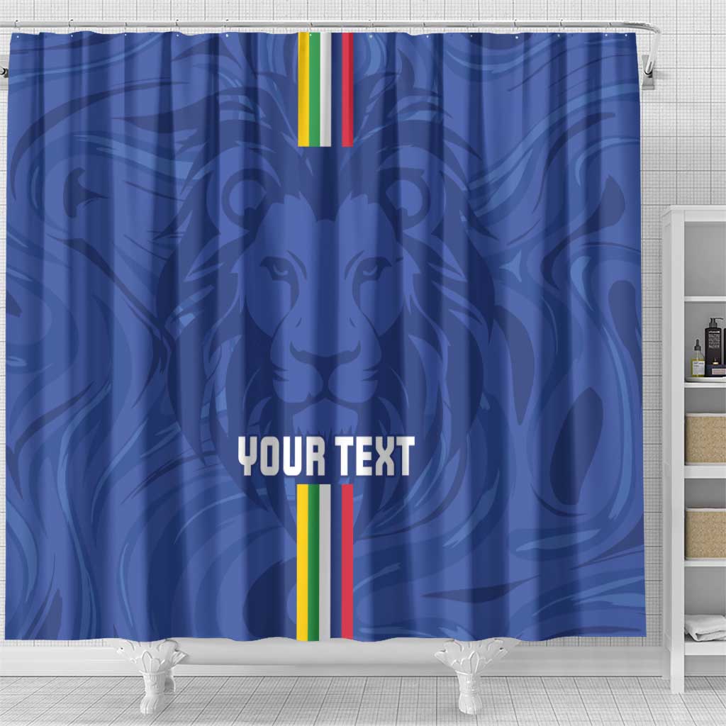 Custom Central African Republic Football Shower Curtain Go Les Fauves Go LT15