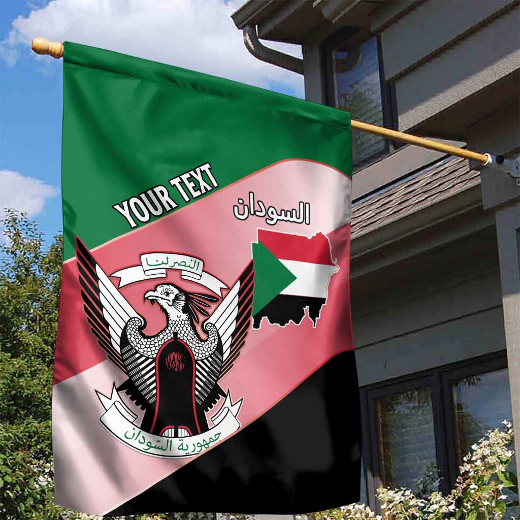 Personalized Sudan Garden Flag Coat Of Arms Flag Style LT15