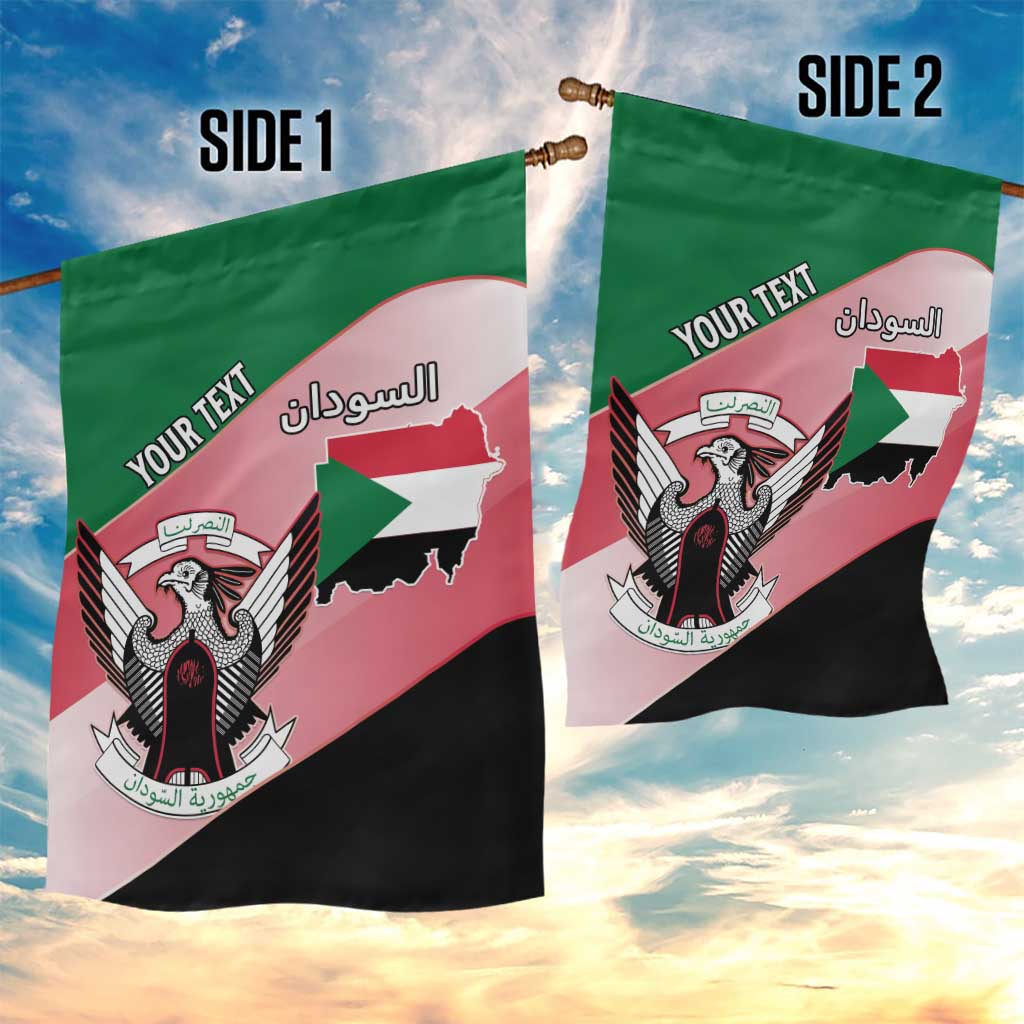 Personalized Sudan Garden Flag Coat Of Arms Flag Style LT15