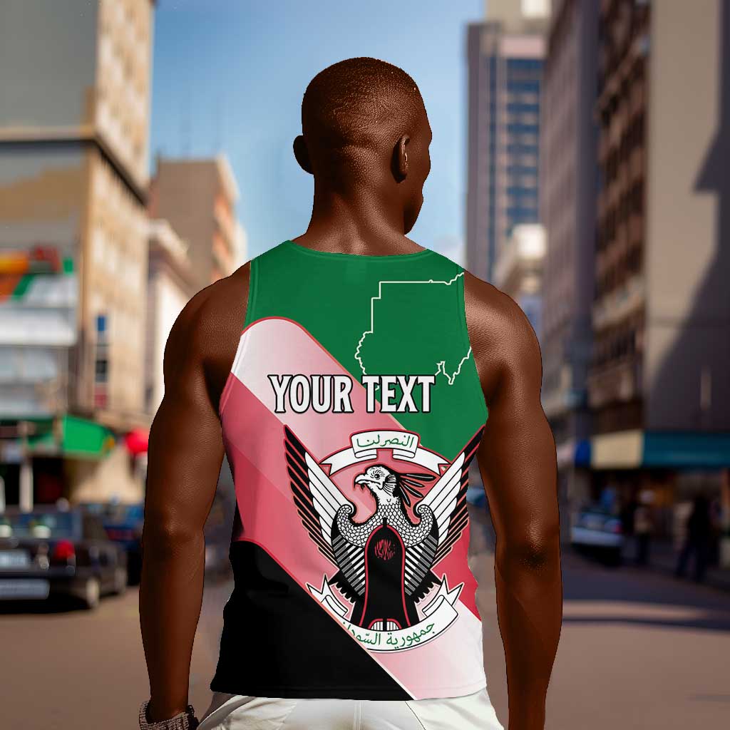 Personalized Sudan Men Tank Top Coat Of Arms Flag Style LT15