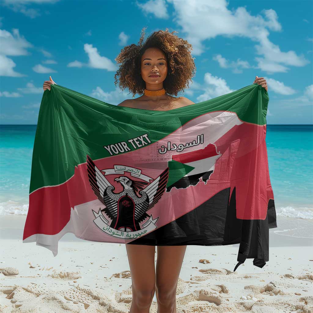Personalized Sudan Sarong Coat Of Arms Flag Style LT15