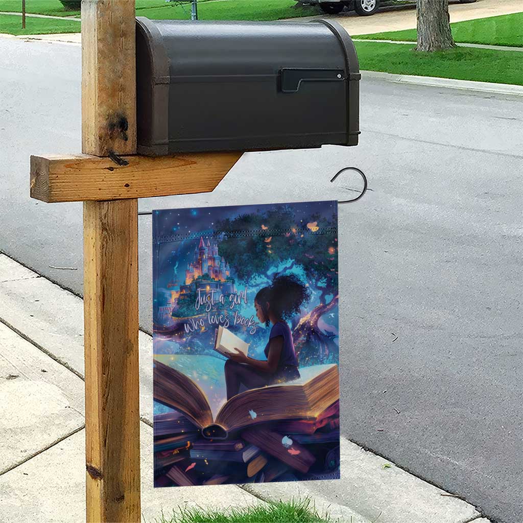Black Girls Book Lovers Garden Flag So Many Books - So Little Time LT15