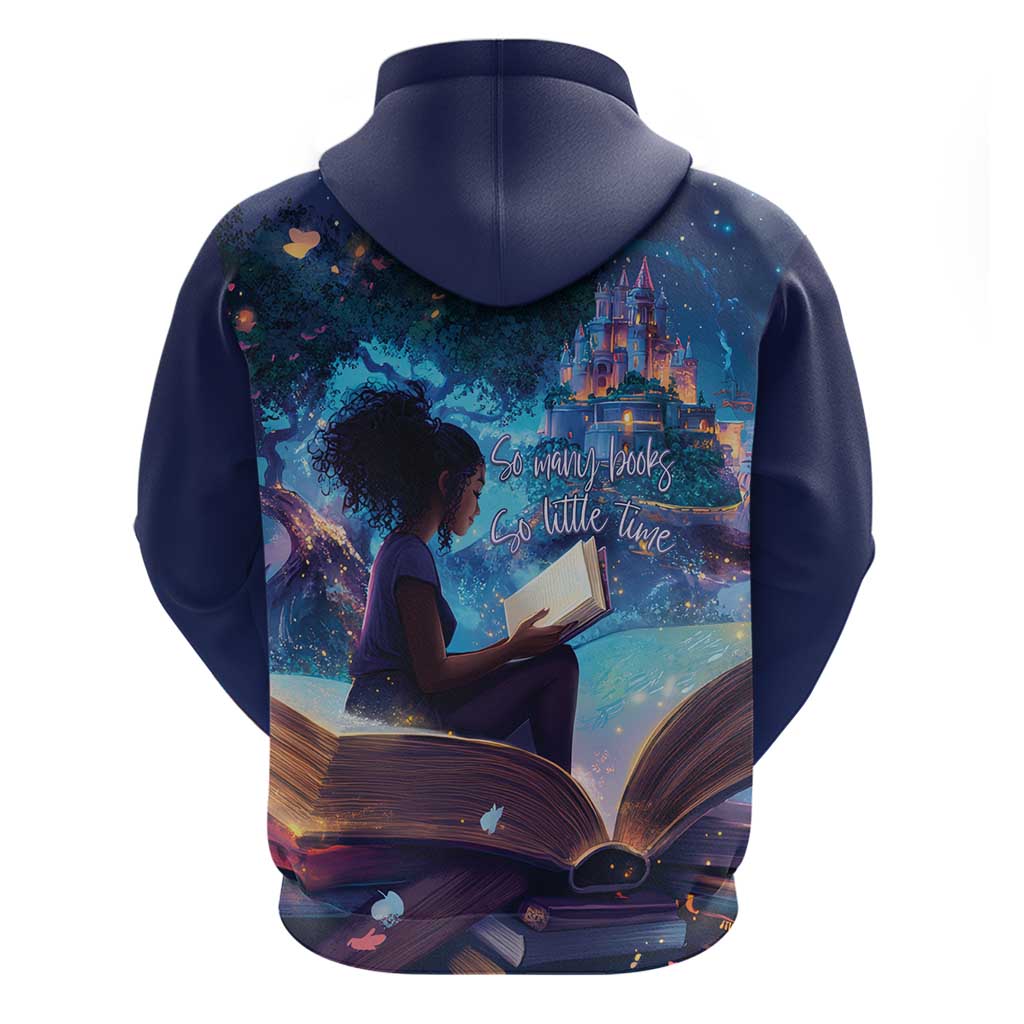 Black Girls Book Lovers Hoodie Just A Girl Who Loves Books LT15