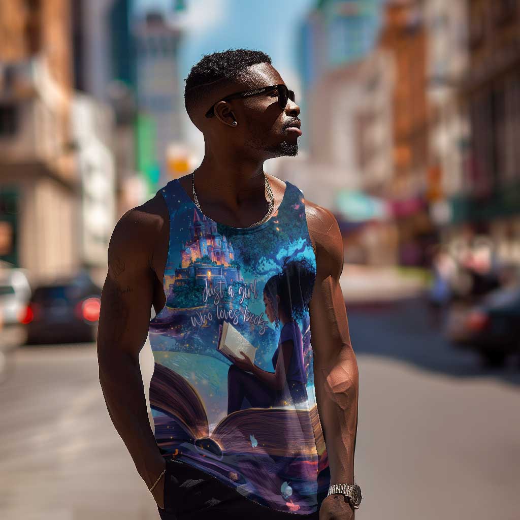 Black Girls Book Lovers Men Tank Top So Many Books - So Little Time LT15