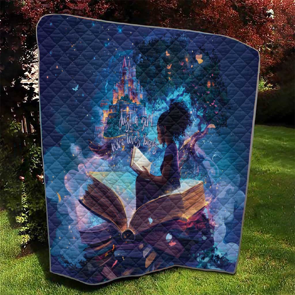 Black Girls Book Lovers Quilt So Many Books - So Little Time LT15