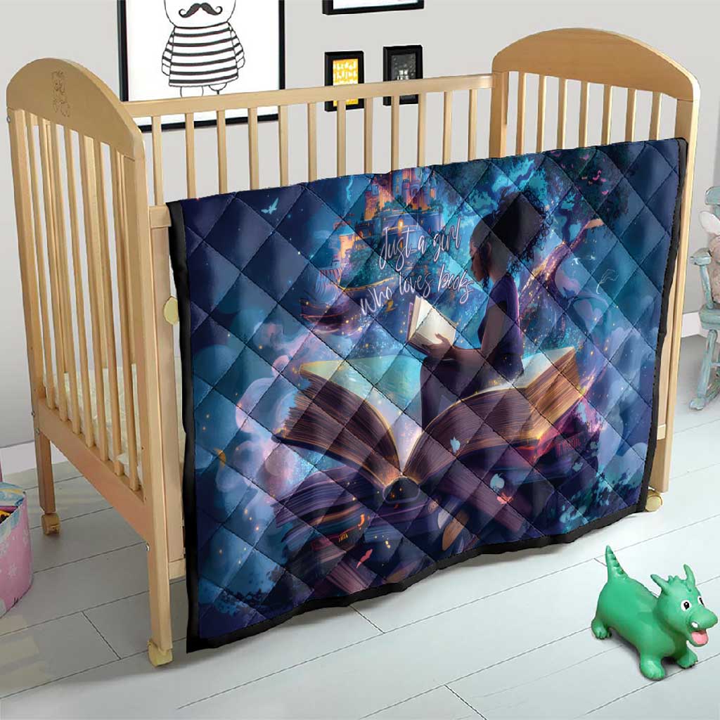 Black Girls Book Lovers Quilt So Many Books - So Little Time LT15