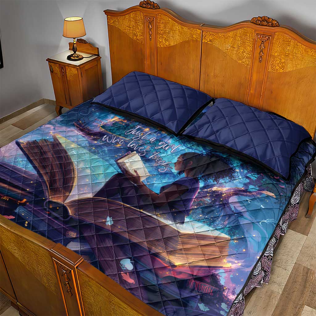 Black Girls Book Lovers Quilt Bed Set So Many Books - So Little Time LT15