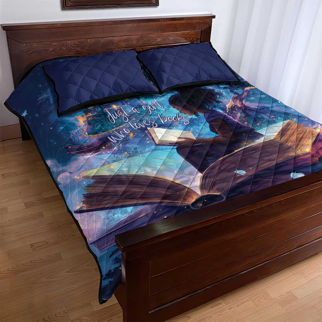 Black Girls Book Lovers Quilt Bed Set So Many Books - So Little Time LT15