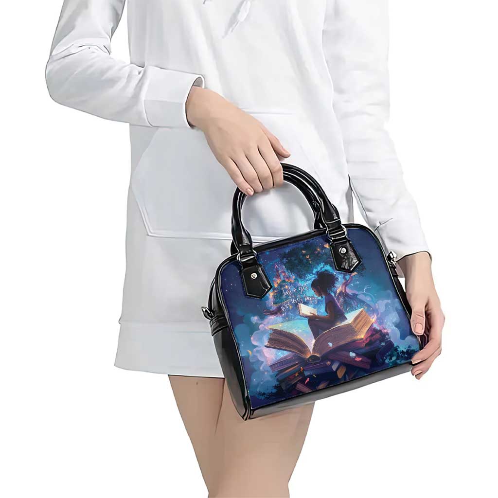 Black Girls Book Lovers Shoulder Handbag Just A Girl Who Loves Books LT15