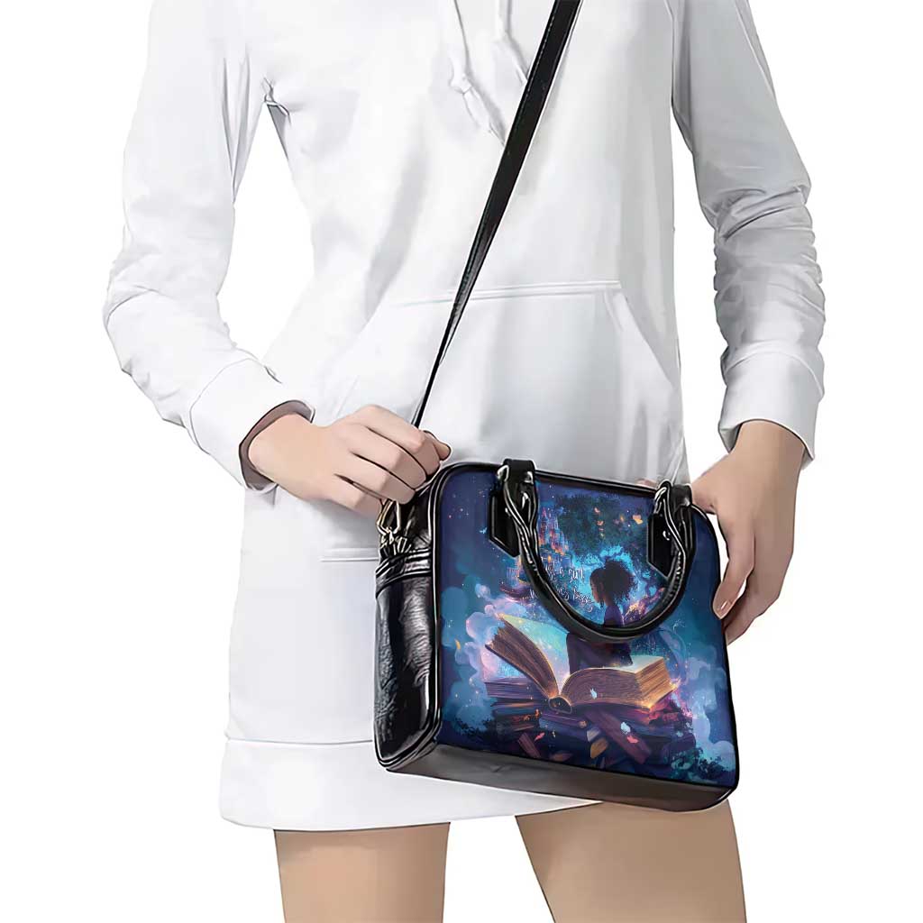 Black Girls Book Lovers Shoulder Handbag Just A Girl Who Loves Books LT15