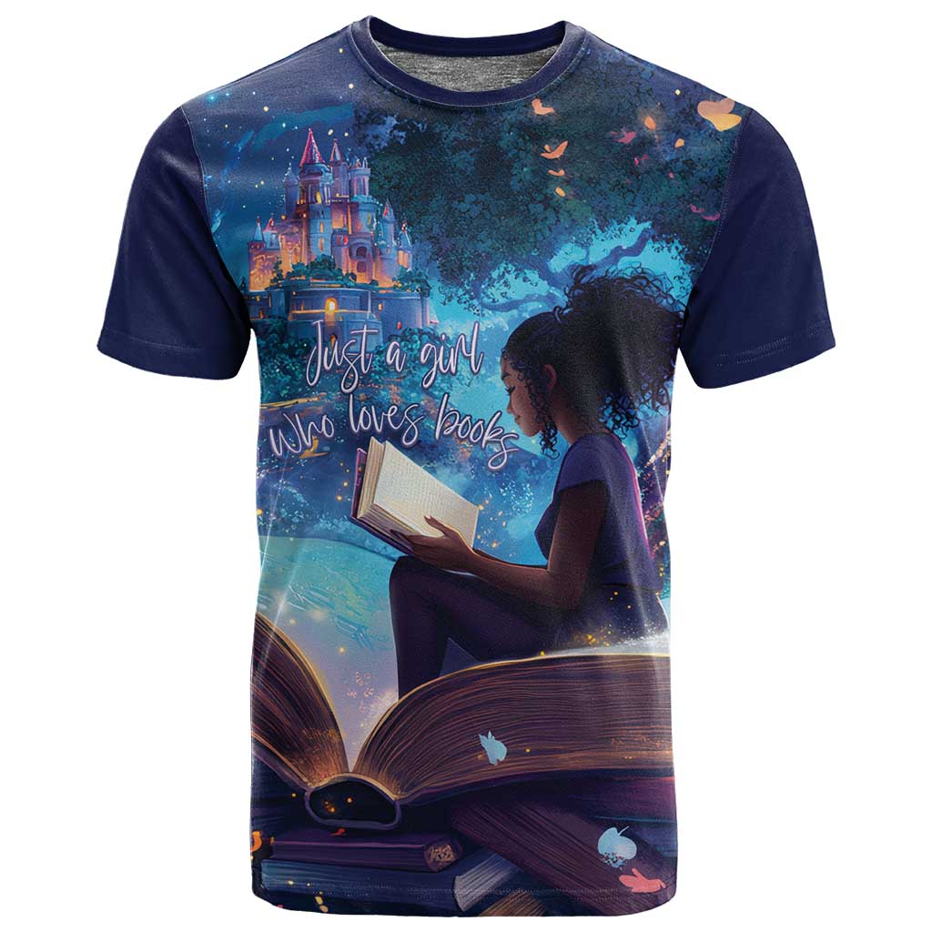 Black Girls Book Lovers T shirt So Many Books - So Little Time LT15