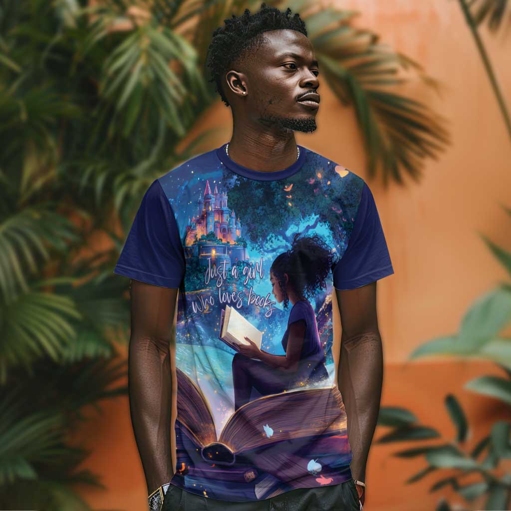 Black Girls Book Lovers T shirt So Many Books - So Little Time LT15